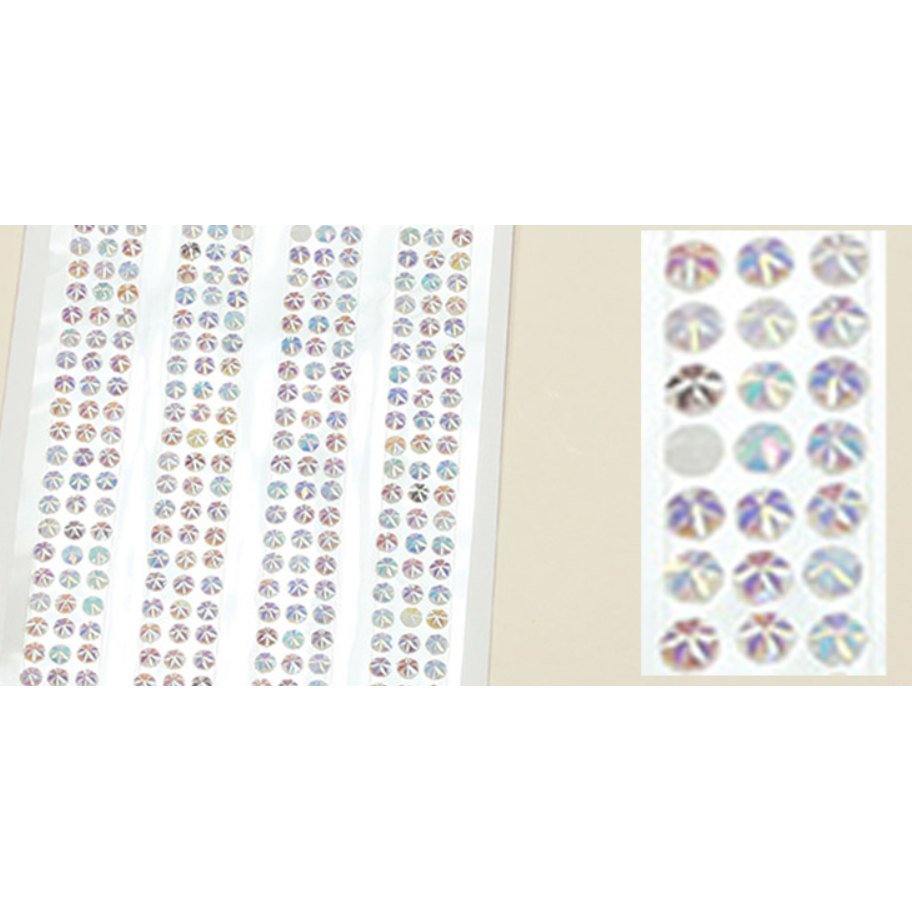Adhesive Rhinestone Ribbon Clear 5mm 504/pk