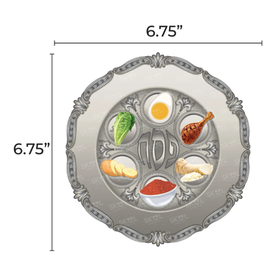 Seder Plate Cutouts With Symbols 6 3/4" 20/pk