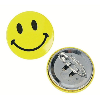 Mini Smile Face Buttons 48/pk 1"