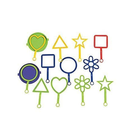 Have A Blast! Plastic Bubble Wand Set 8" 14/pcs