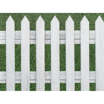Better Than Paper White Picket Fence Bulletin Board Roll 18" x 12'