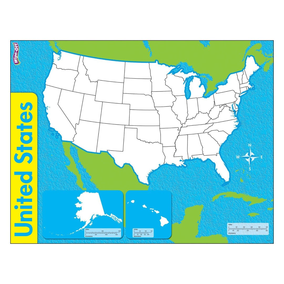 The United States Wipe-Off Map (Discontinued)