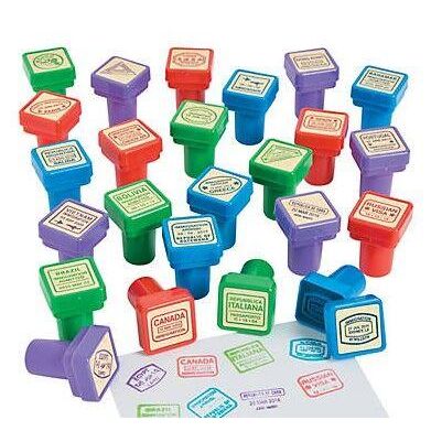 Passport Stampers 24/pk