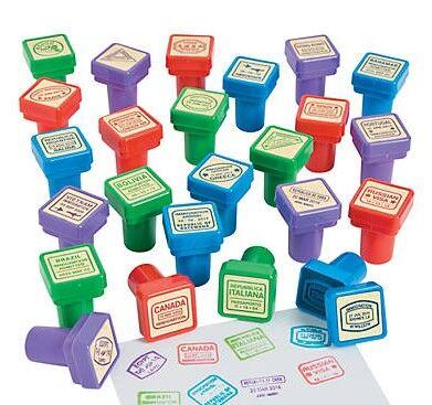 Passport Stampers 24/pk