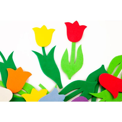 Tulip With Stem Foam Shapes 4 1/4" x 1 1/2" (Discontinued)
