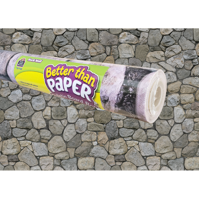 Better Than Paper Bulletin Board Roll (Rock Wall), 4' x 12'