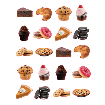 Mezonos Stickers Die Cut 1" Color Print 10/pk