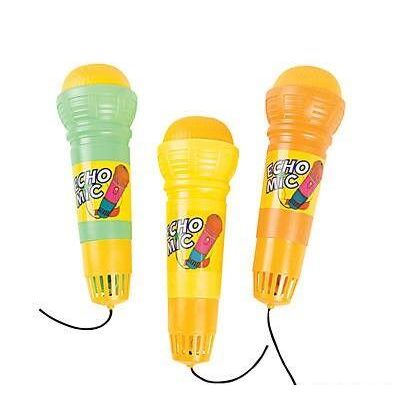 Plastic Echo Microphones 9" 1pc