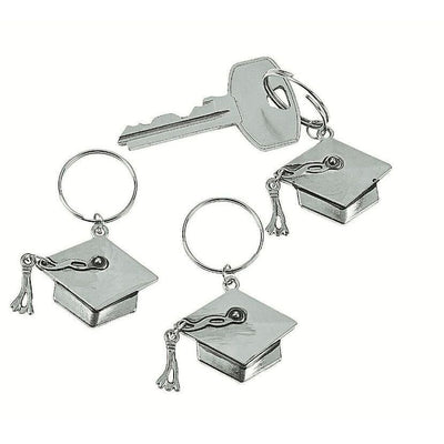 Graduation Cap KeyChains 12/pk