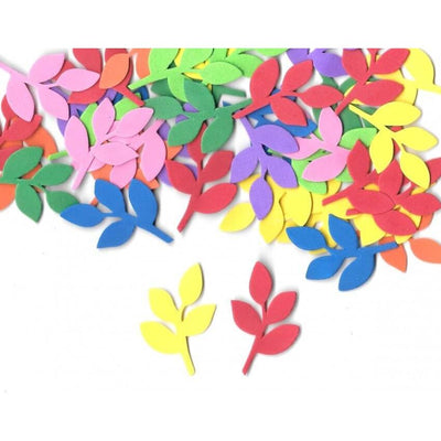 Olive leaf Foam Small  - colorful 1.5x2 72/pk (Discontinued)