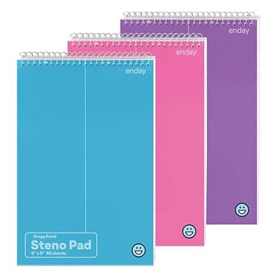 Steno Pad Notebook Ruled 6" x 9" 80/ct