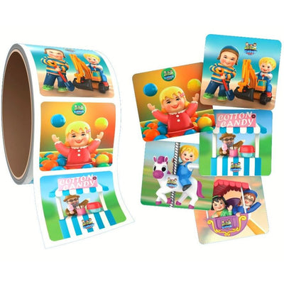 Mitzvah Kinder Arcade Sticker Roll