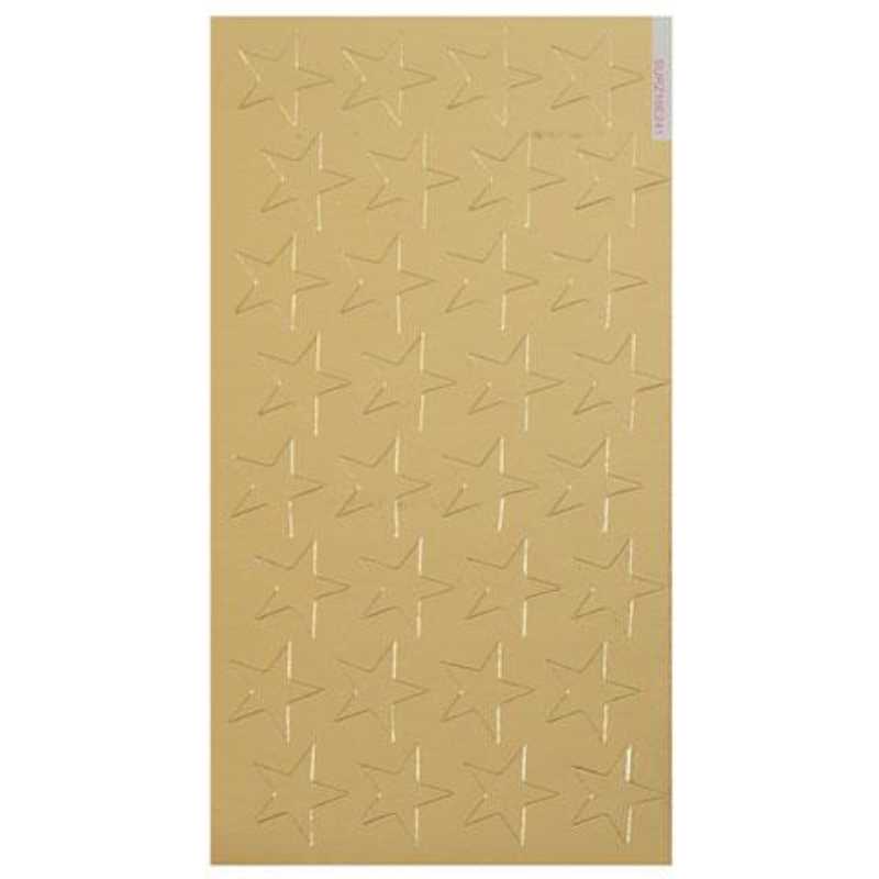 Gold Stars Foil Stickers 1/2" 294/pk 3 sheets