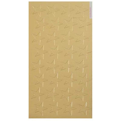 Gold Stars Foil Stickers 1/2" 294/pk 3 sheets