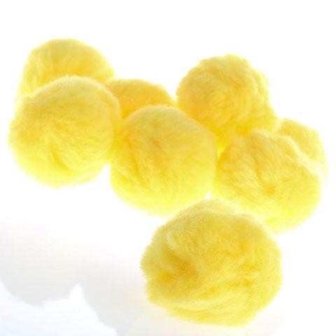 Pom Poms (Hot Pink, 3/4", 100 Pack)