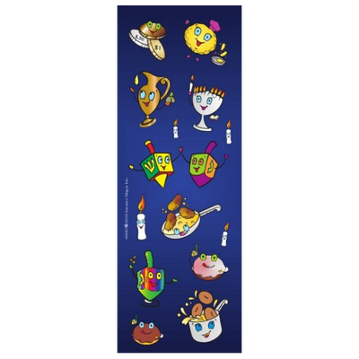 Chanukah Die-cut Stickers 6 sheets/pk