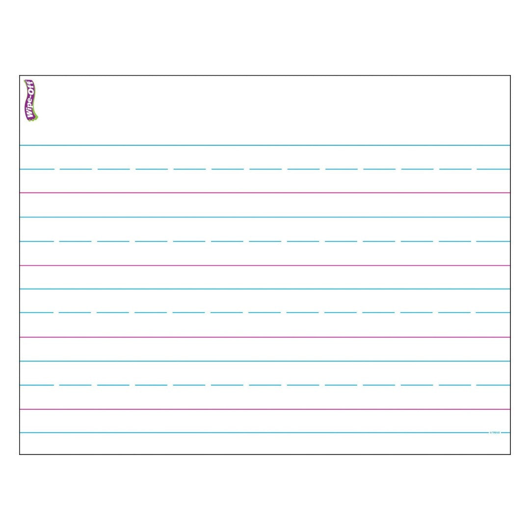 Handwriting Paper Chart Wipe off 17" x 22" 1/pk