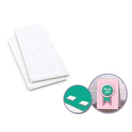 3D Adhesive Pop Mounting Square 3/8" 240/pk