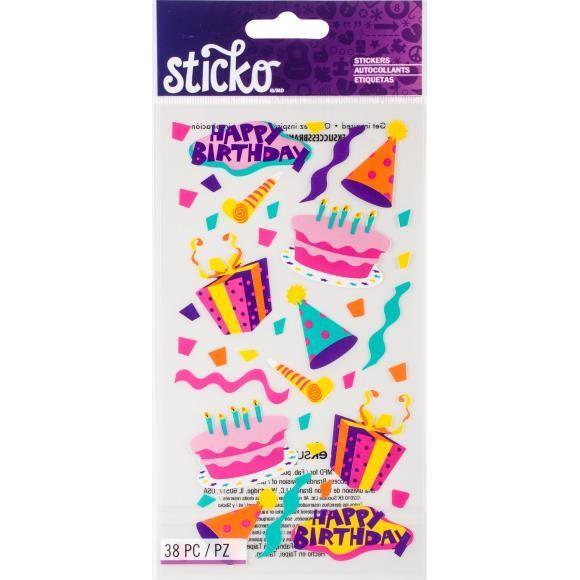 Birthday Fun Stickers