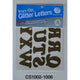 Iron On Letters Gold Glittered 1-1/4" 36 pcs. (Discontinued)