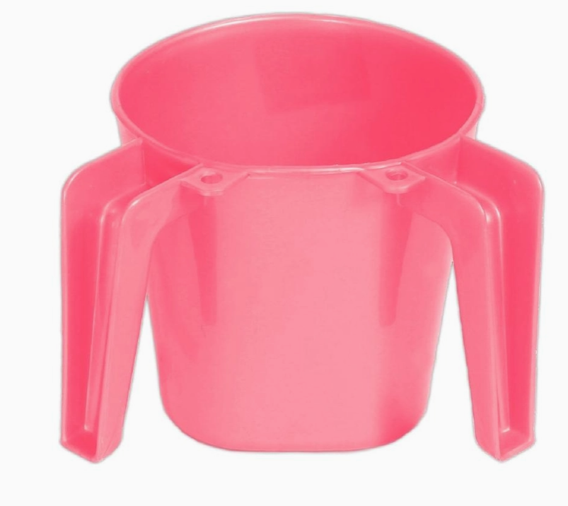 Plastic Square Small Wash Cup -Dark Pink