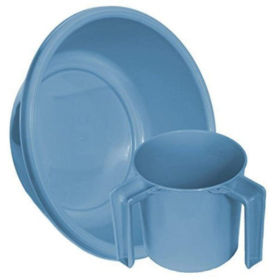 Blue Small Nagel Vaser Bowl And Wash Cup SET