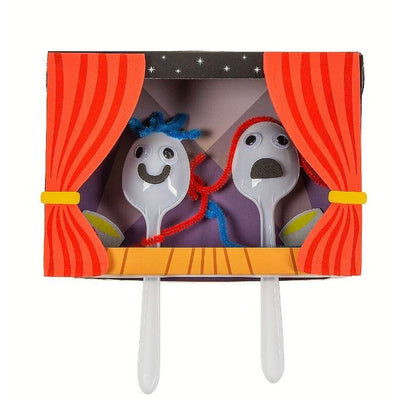 Puppet Show Spoon Craft Kit 6" x 4 1/4"- Makes 12