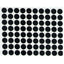 Color Coding Dot Sticker (Assorted Colors, 3/4", 25)