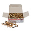 Fasteners Brass Plated (1", 100 Pack)