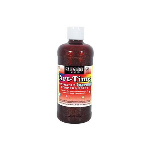 Washable Temepra Paint Glitter 16oz (Glitter Yellow)