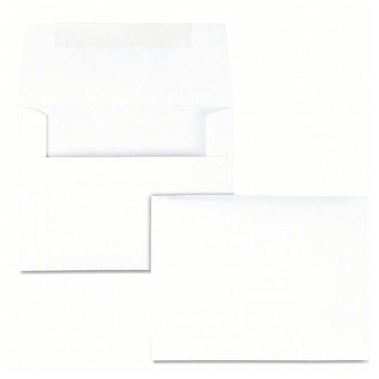 White Invitation Envelopes 100/pk 4.5" x 5 3/4"