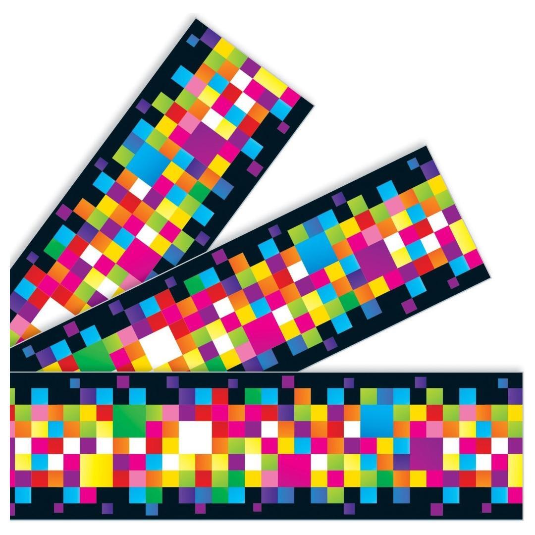 Pixels Borders 2 3/4in x 35 3/4ft 12/pk