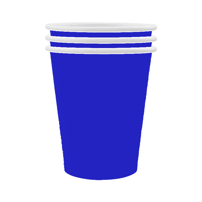 Paper Cups 9 oz. (Royal Blue, 10/pk)