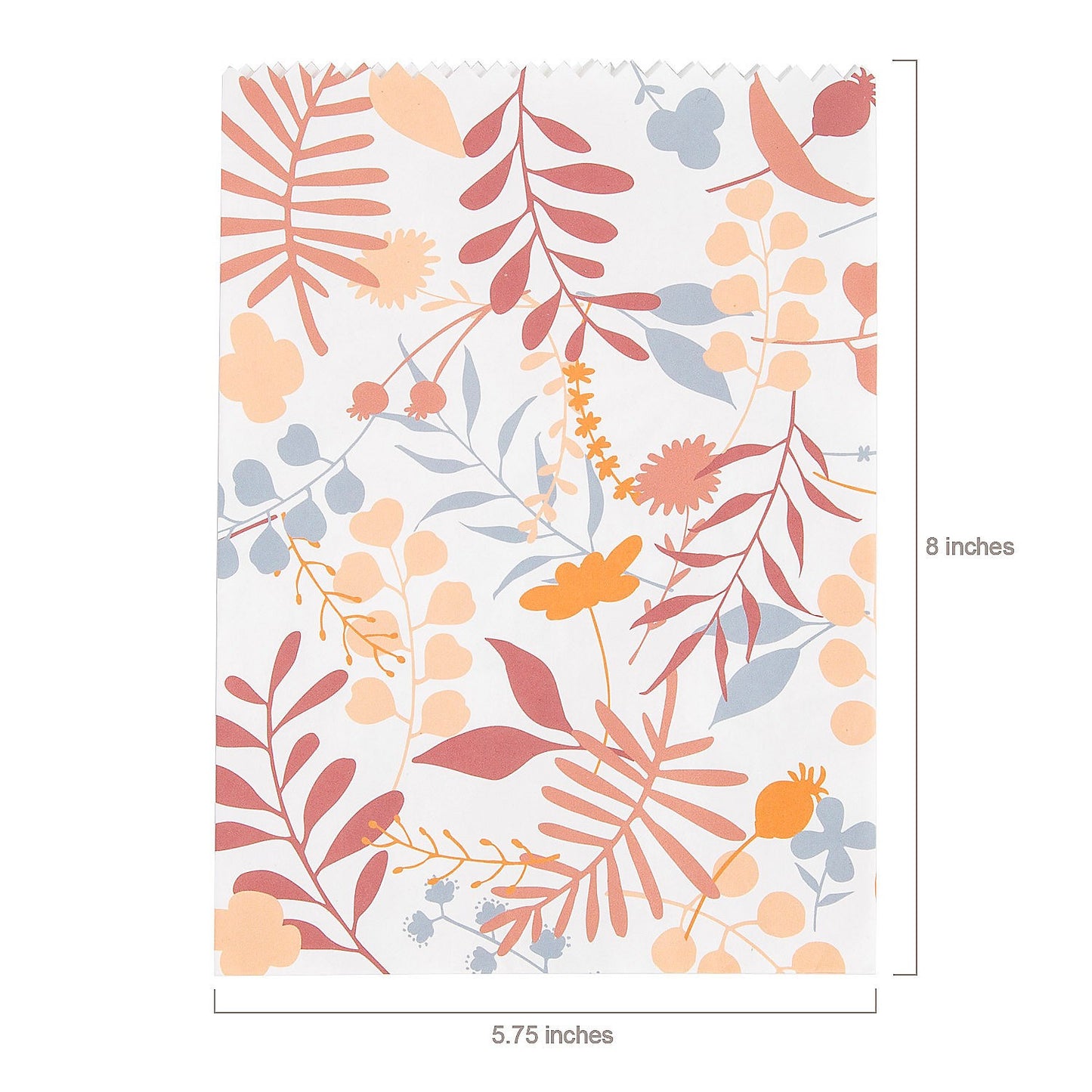 Mega Bulk Fall Wedding Treat Bags 5 3/4" x 8" 150 pcs/pk