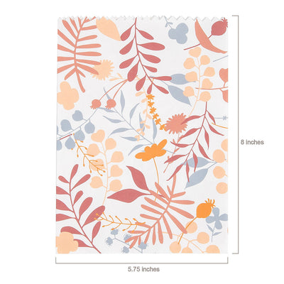 Mega Bulk Fall Wedding Treat Bags 5 3/4" x 8" 150 pcs/pk