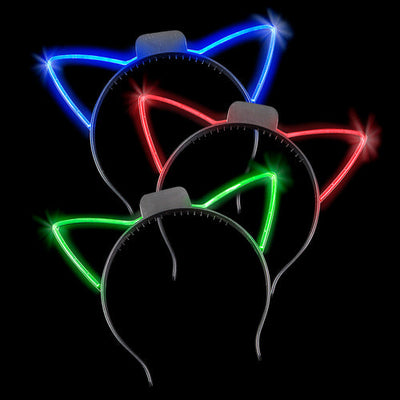 LED Cat Headband 12/pk
