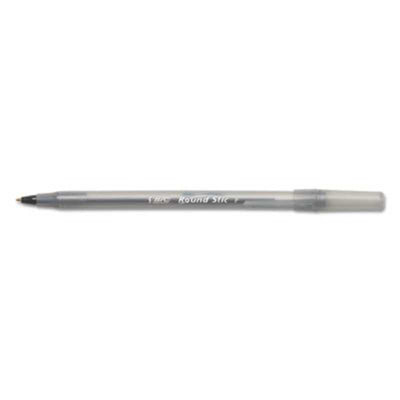 Round Stic Fine Ballpoint pen 12/pk (Black)