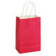 Paper Bags With Handle 5.25" X 8.25" X 3.25" Fuchsia 10/pk