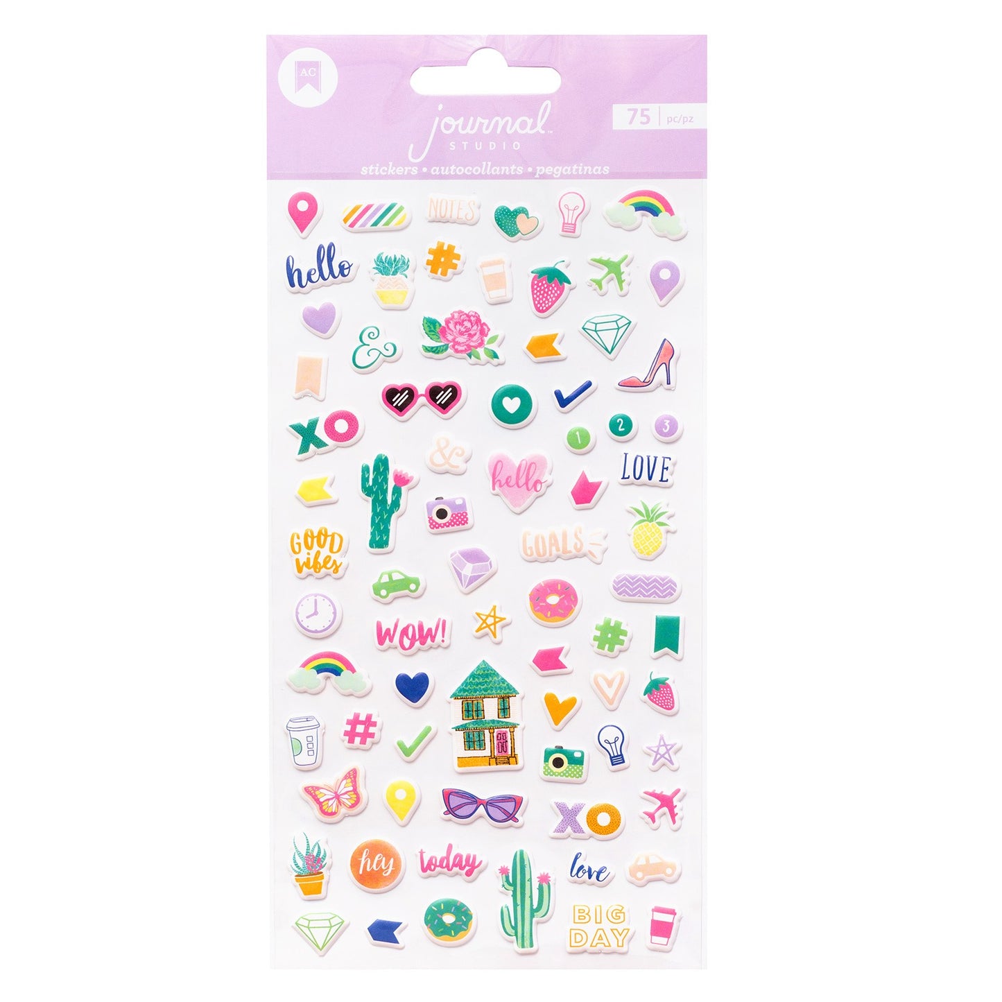 Stickers - Journal Studio- Mini Puffy - Good Vibes