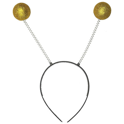 Gold Alien Headband 1/pk