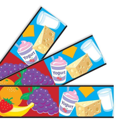 Food Groups Borders 2 3/4in x 35 3/4ft 1/pk (Discontinued)