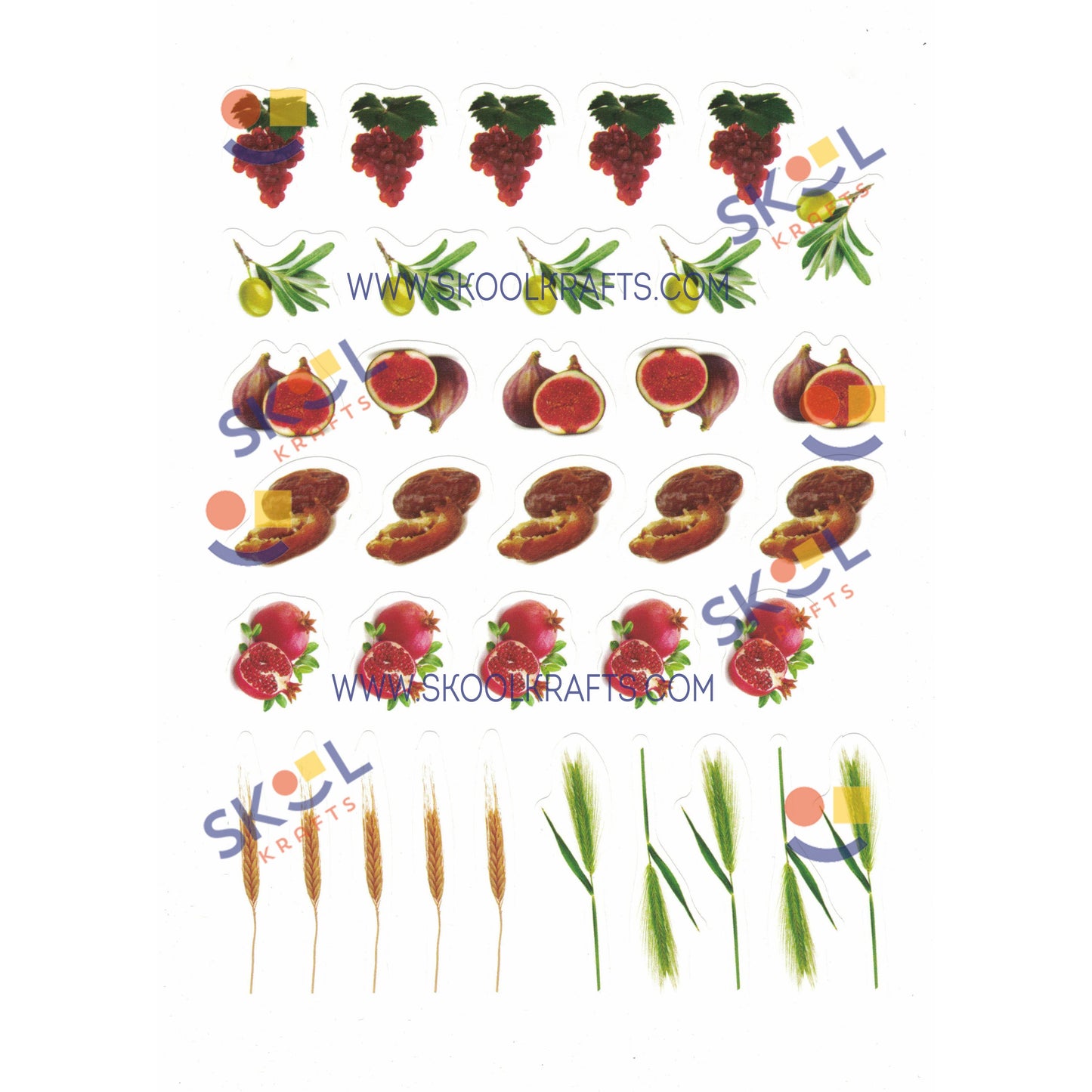 Shivus Haminim Die Cut Stickers (10 Sheets)