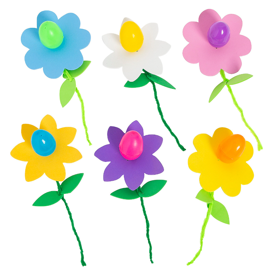 Egg Flower Craft Kit 12/pk