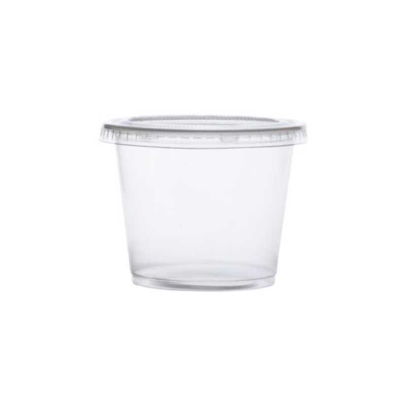 Clear Plastic Cups With Lids 5.5oz