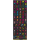 Alef Bais Square Stickers Colorful