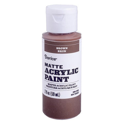 Darice  Matte Acrylic paint Brown 2 oz.