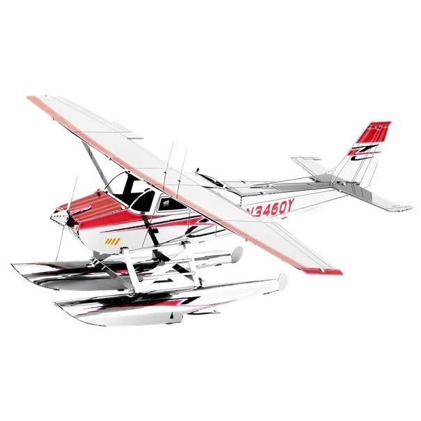 Metal 3D Puzzle, Cessna 182 Floatplane - COLOR