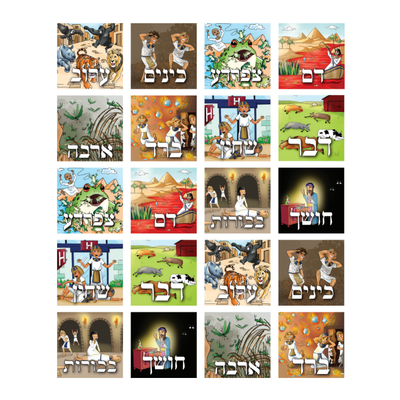 Makos Square Stickers 25mm Color Print 10/pk