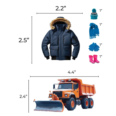 Winter cutouts 12/Sets