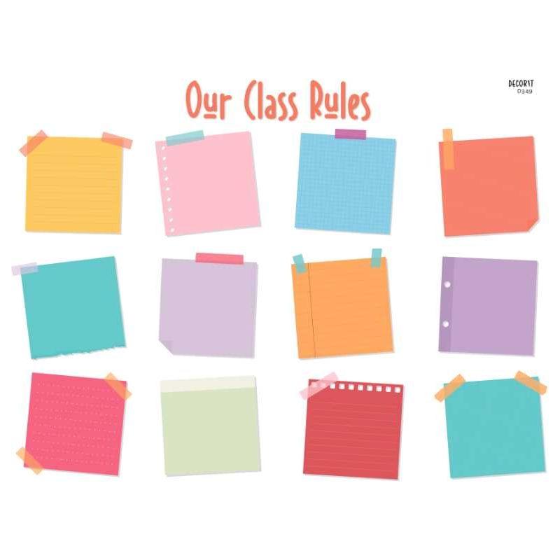 Our Class Rules POSTER 18x24.